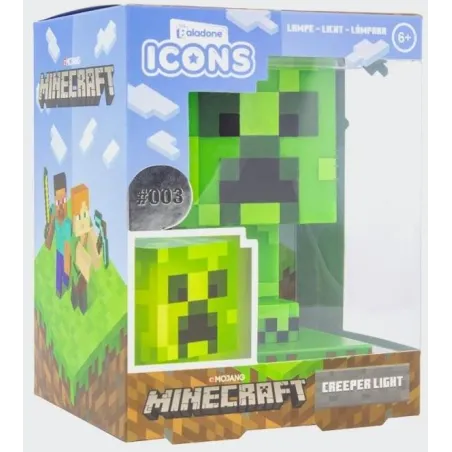 LAMPKA MINECRAFT ICONS CREEPER 6+