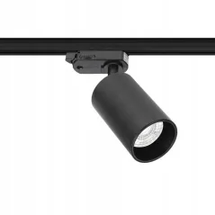 LAMPA SUFITOWA OPRAWA SZYNOWA PIVOT GU10 3-FAZOWA CZARNA REGULOWANA