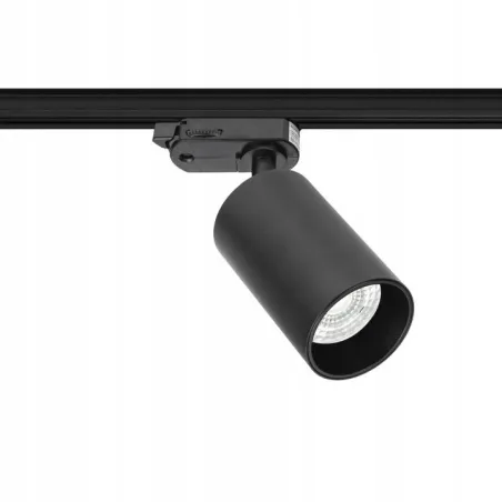 Lampa Sufitowa Oprawa Szynowa Pivot Gu10 3-Fazowa Czarna Regulowana