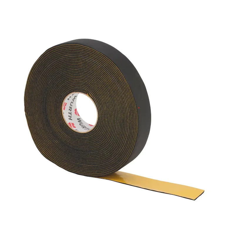 TAŚMA USZCZELNIAJĄCA KAUCZUKOWA WURTH FLEXEN CZARNA 50 MM 15 M