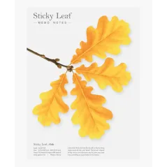 KARTECZKI SAMOPRZYLEPNE DĄB ŻÓŁTY L APPREE 4x20 SZTUK