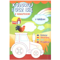 KOLORUJ I UCZ SIĘ Z KOGUCIKIEM! - Olesiejuk