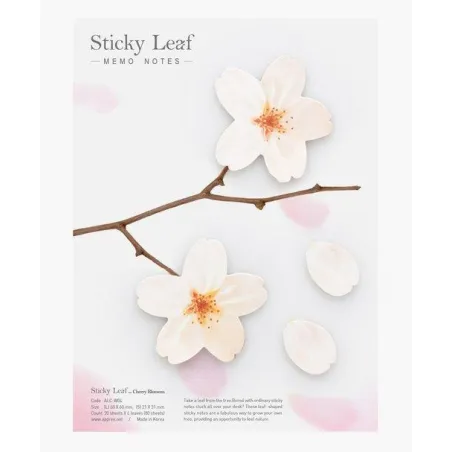 Karteczki Samoprzylepne Wiśnia Biała L Appree 40 Kartek