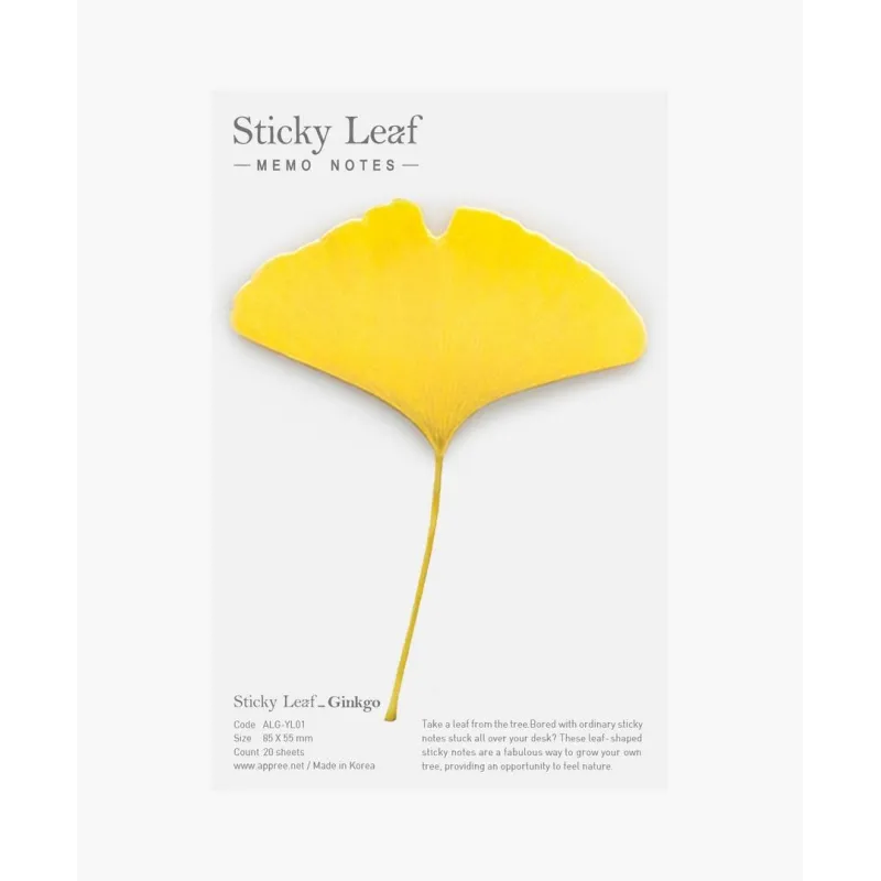 KARTECZKI SAMOPRZYLEPNE MIŁORZĄB ŻÓŁTY M 20 SZT. APPREE