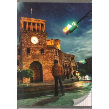 ZESZYT W KRATKĘ Z MARGINESEM 80 KARTEK A5