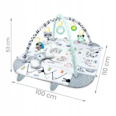 MATA EDUKACYJNA DLA NIEMOWLĄT INTERAKTYWNA 3W1 RICOKIDS