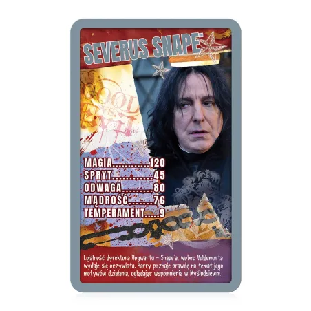 Harry Potter I Insygnia Smierci Vol. 2 Gra Karciana Top Trumps 6+