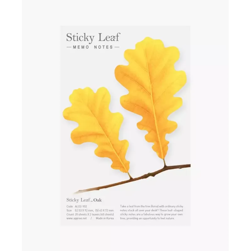 KARTECZKI SAMOPRZYLEPNE DĄB ŻÓŁTY M 40 SZTUK APPREE KARTECZKI SAMOPRZYLEPNE DĄB ŻÓŁTY M 40 SZTUK APPREE