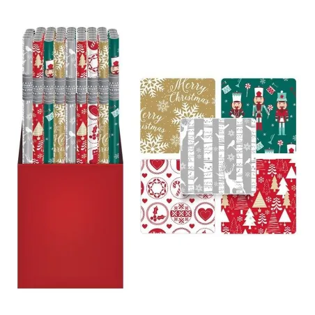 Świąteczny Papier Ozdobny Do Prezentów 200X70 Cm Interdruk Świąteczny Papier Ozdobny Do Prezentów 200X70 Cm Interdruk