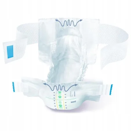 Pieluchomajtki Seni Optima Trio Rozmiar L Z Regulowanym Pasem Biodrowym 10 Szt.