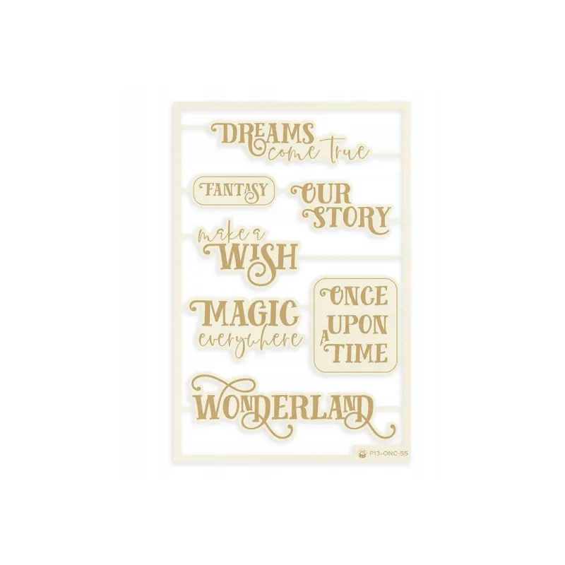 ZESTAW TEKTUREK ONCE UPON A TIME 06 7 SZTUK