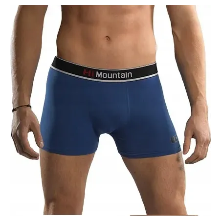 Bokserki Męskie Himountain 2-Pak Czarne Niebieskie Rozmiar Xxl