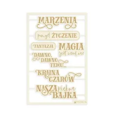 ZESTAW TEKTUREK SCRAPBOOKING ONCE UPON A TIME 05 7SZT