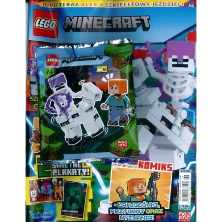 Lego Minecraft 6/2022 Alex I Szkieletowy Jeździec 6+ Ii Gatunek