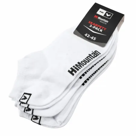 SKARPETY STOPKI HIMOUNTAIN ROZMIAR 42-45 BIAŁE 3 PARY