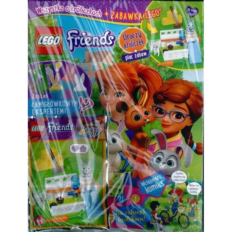 LEGO FRIENDS 2/2022 + PREZENT: WSZYSTKO O KRÓLICZKACH 6+
