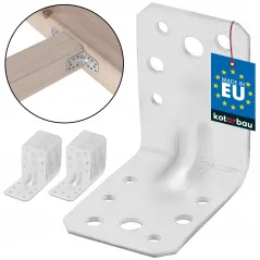 KĄTOWNIK CIESIELSKI WZMACNIANY 25SZT. 65X65X45 MM STAL OCYNKOWANA KOTARBAU