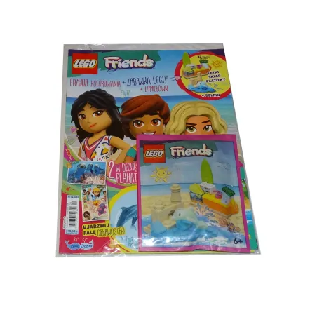 Lego Friendsfrajda Kolorowania + Zabawka Lego Gazetka 4/2023