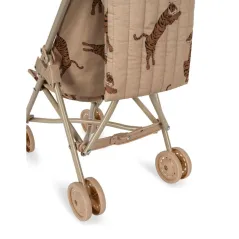 SKŁADANY WÓZEK DLA LALEK I PLUSZAKÓW KONGES SLOJD TIGER OXFORD TAN 3+