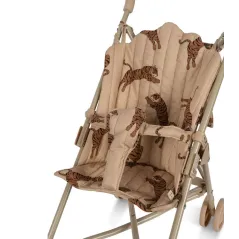 SKŁADANY WÓZEK DLA LALEK I PLUSZAKÓW KONGES SLOJD TIGER OXFORD TAN 3+