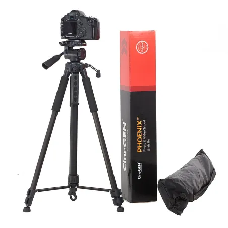 Statyw Do Aparatu I Kamery Cinegen Cg-2015 Z Głowicą 3D 180 Cm 3 Kg