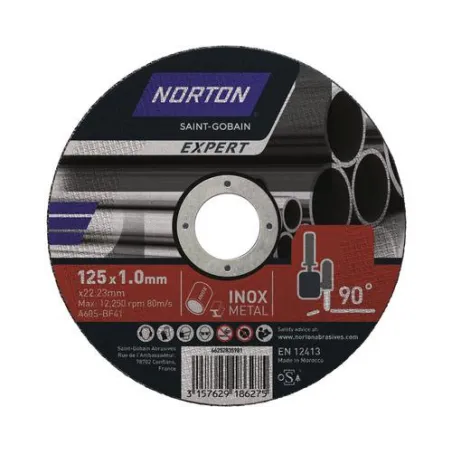 Norton Expert Tarcza Tnąca Do Metalu Inox 125X1,0 Mm