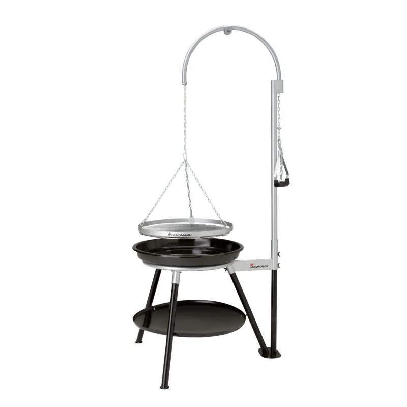 GRILL WĘGLOWY WAHADŁOWY DO 10 OSÓB LANDMANN GEOS 62 CM - Landmann