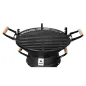 Grill Węglowy Żeliwny Beczułka Activa Valencia Czarny 35 Cm 4 Osoby