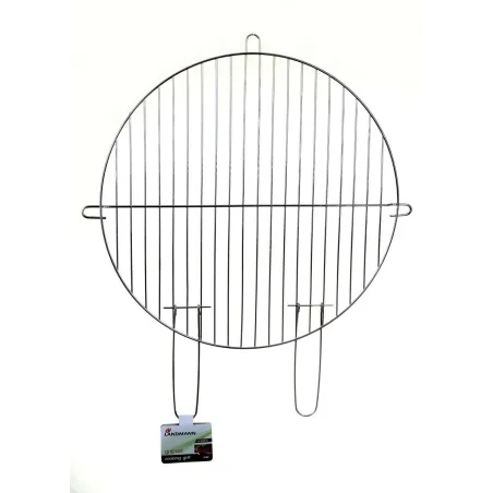 RUSZT OKRĄGŁY DO GRILLA LANDMANN 47 CM STAL CHROMOWANA
