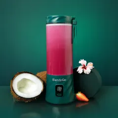 BLENDYGO 3 BLENDER KIELICHOWY TO GO BEZPRZEWODOWY 550 ML ZIELONY ŁADOWANIE USB