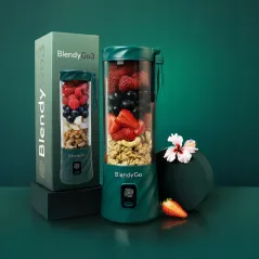 BLENDYGO 3 BLENDER KIELICHOWY TO GO BEZPRZEWODOWY 550 ML ZIELONY ŁADOWANIE USB
