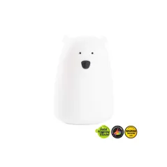 DUŻY MIŚ SILIKONOWA LAMPKA NOCNA DLA DZIECI RABBIT & FRIENDS