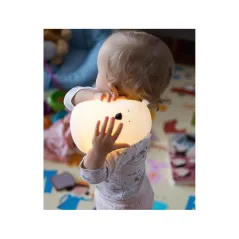 DUŻY MIŚ SILIKONOWA LAMPKA NOCNA DLA DZIECI RABBIT & FRIENDS