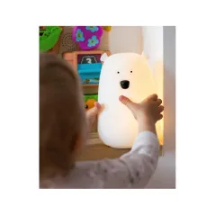 DUŻY MIŚ SILIKONOWA LAMPKA NOCNA DLA DZIECI RABBIT & FRIENDS