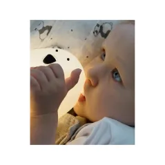 DUŻY MIŚ SILIKONOWA LAMPKA NOCNA DLA DZIECI RABBIT & FRIENDS