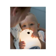 DUŻY MIŚ SILIKONOWA LAMPKA NOCNA DLA DZIECI RABBIT & FRIENDS