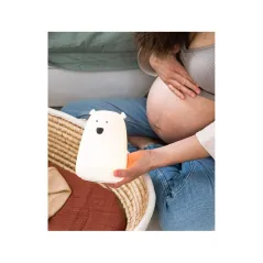 DUŻY MIŚ SILIKONOWA LAMPKA NOCNA DLA DZIECI RABBIT & FRIENDS