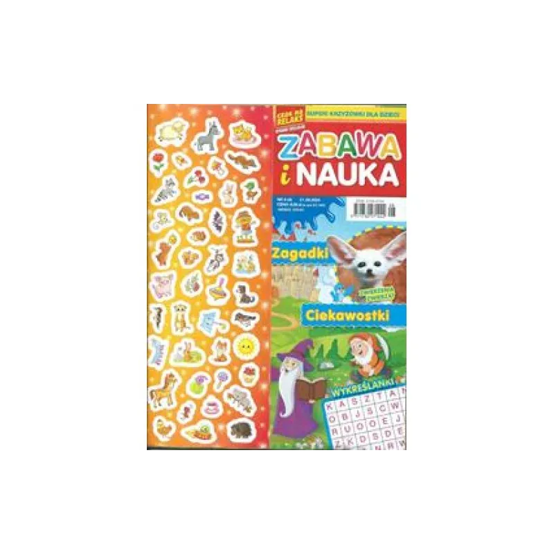 ZABAWA I NAUKA SUPER KRZYŻÓWKI ZAGADKI CIEKAWOSTKI GAZETKA 8/2024