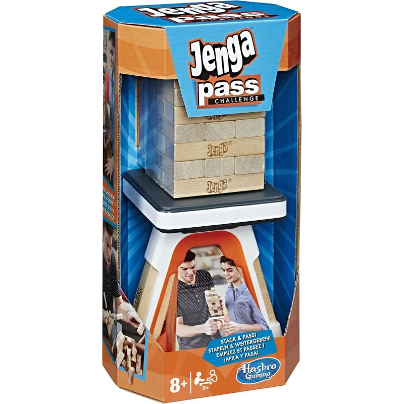 JENGA PASS CHALLENGE GRA ZRĘCZNOŚCIOWA 8+ - Hasbro
