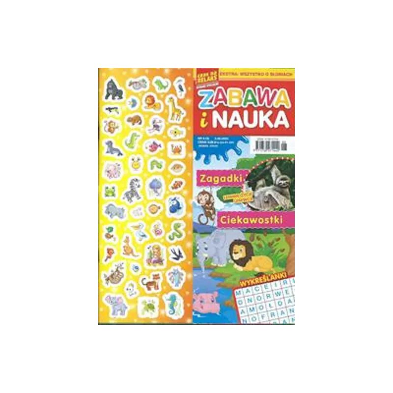 ZABAWA I NAUKA SUPER KRZYŻÓWKI ZAGADKI CIEKAWOSTKI GAZETKA 6/2024
