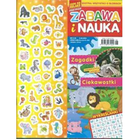 ZABAWA I NAUKA SUPER KRZYŻÓWKI ZAGADKI CIEKAWOSTKI GAZETKA 6/2024