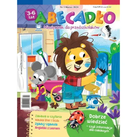 Abecadło Miesięcznik Dla Przedszkolaków 3/2024