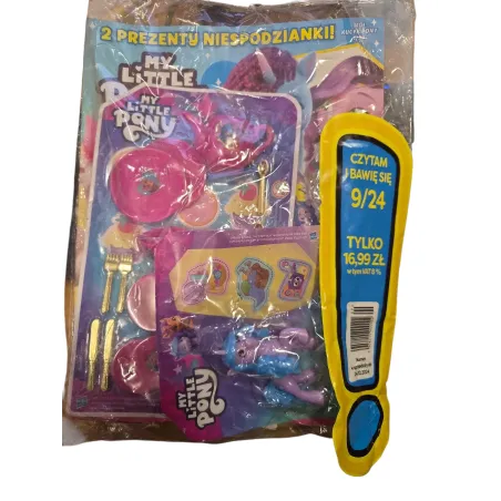 MY LITTLE PONY CZYTAM I BAWIĘ SIĘ + 2 PREZENTY NIESPODZIANKI GAZETKA 12/2024
