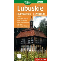 LUBUSKIE MAPA TURYSTYCZNA PODRÓŻOWNIK 1:250 000 - Demart