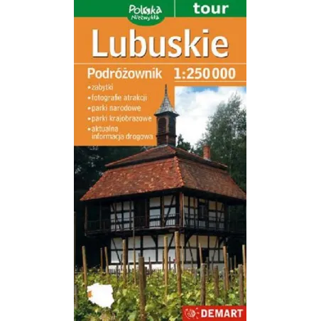 Lubuskie Mapa Turystyczna Podróżownik 1:250 000