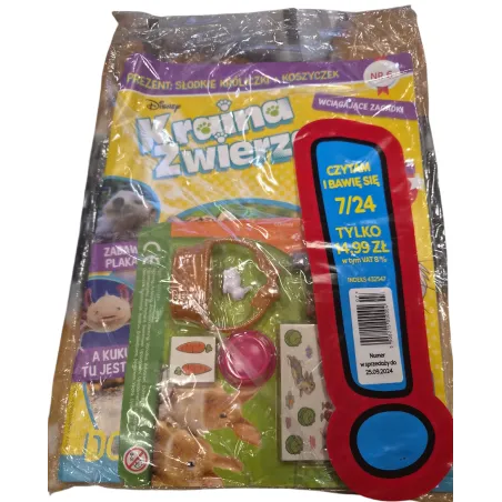Kraina Zwierząt Prezent Słodkie Króliczki + Koszyczek Gazetka 7/2024