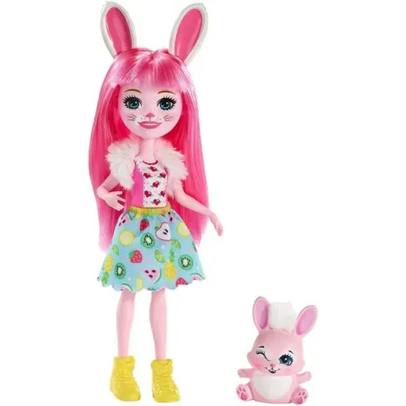 ENCHANTIMALS LALKA BREE BUNNY + KRÓLIK TWIST 4+ - Mattel
