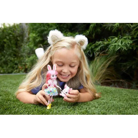 Enchantimals Lalka Bree Bunny + Królik Twist 4+