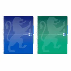 KOŁOZESZYT W KRATKĘ 
Z REGISTRAMI 80 KARTEK A4 OXFORD