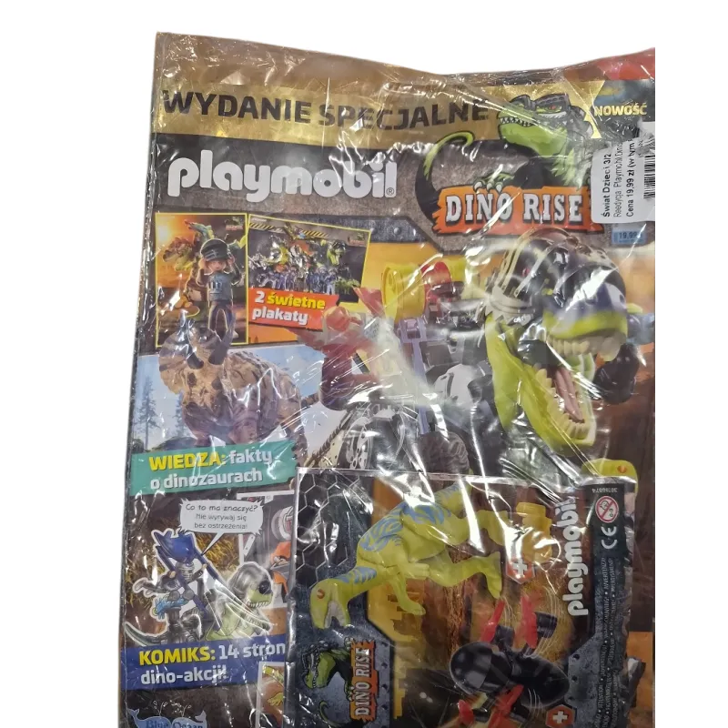 PLAYMOBIL DINO RISE FAKTY O DINOZAURACH + PREZENT GAZETKA 1/2021